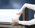 Grafco Plastic Contoured Mattress Cover with Elastic Bound Corners Fits Snugly Over The Top of Mattress, 80" x 36" x 6" Hospital Bed Sheet, 3864-1