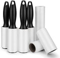 Lint Roller for Pet Hair - 480 Sheets, 4 Handles & 8 Refills, Easy-Peel Diagonal Cut, Strong Adhesive for Clothes, Furniture, Car, Dog & Cat Hair Remover
