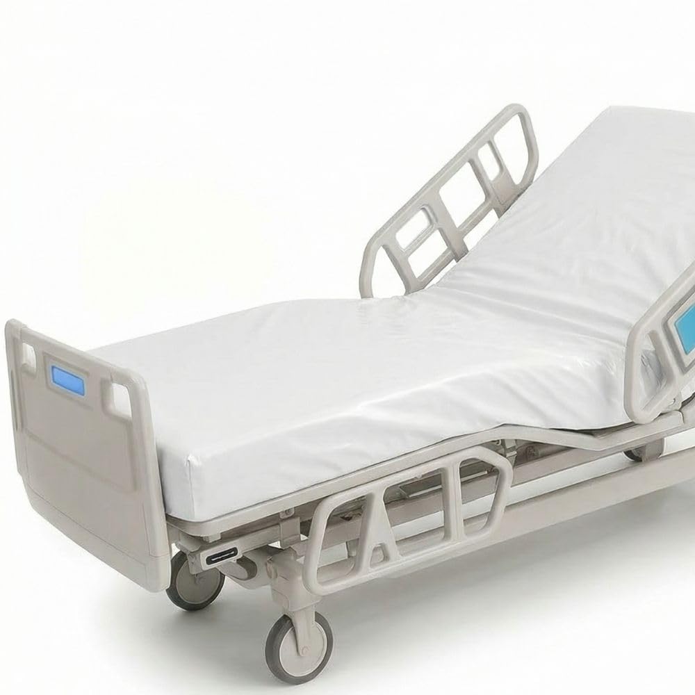 BLISSFORD Queen Plastic Mattress Protector, Heavy Duty Fitted Vinyl Cover