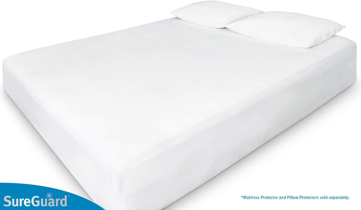 SureGuard Waterproof Mattress Protector, Queen Size Mattress Cover
