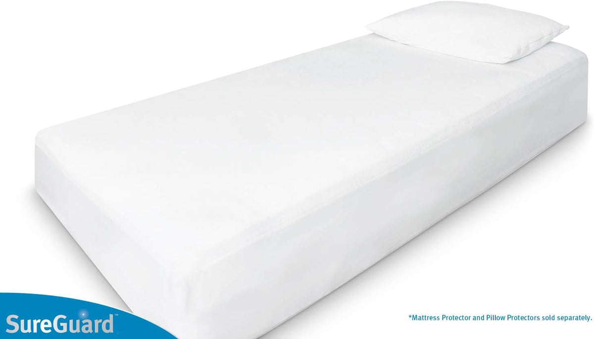 SureGuard Smooth Waterproof Mattress Protector, Twin XL Mattress Cover