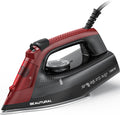 BEAUTURAL Steam Iron for Clothes, Ceramic-Coated Soleplate, 1500W, Black
