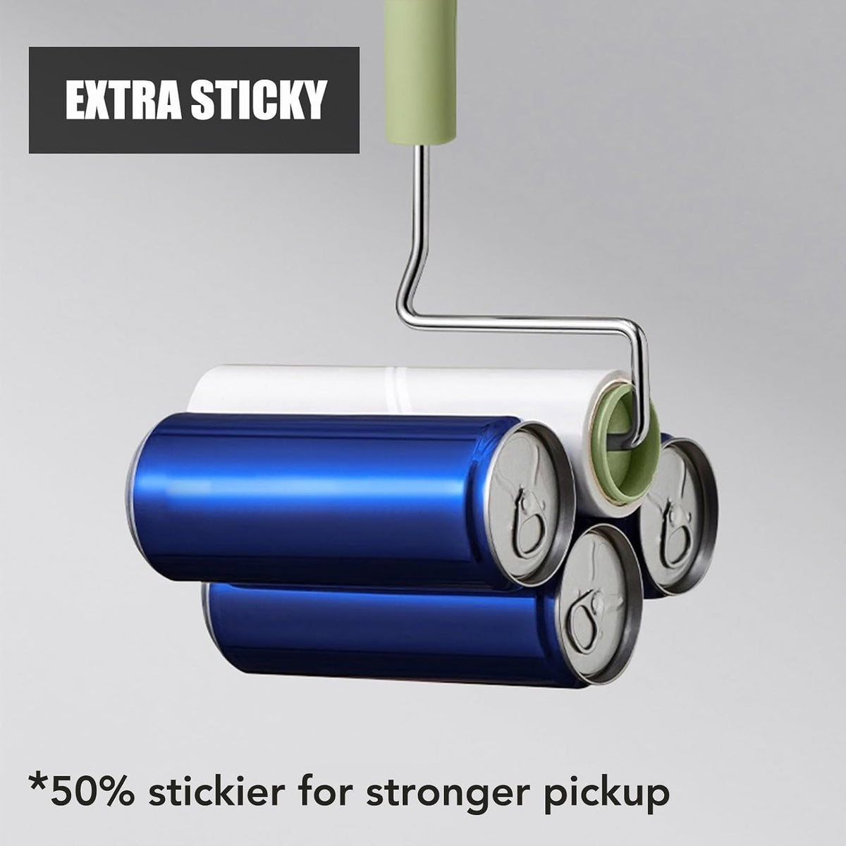 Extra Sticky Large Surface Lint Roller, 6.3''Wide Roller for Pet Hair