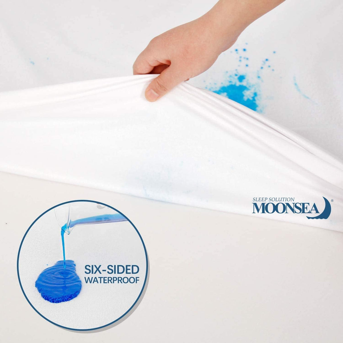 Queen Mattress Protector Zippered,Soft Terry Surface Mattress Encasement