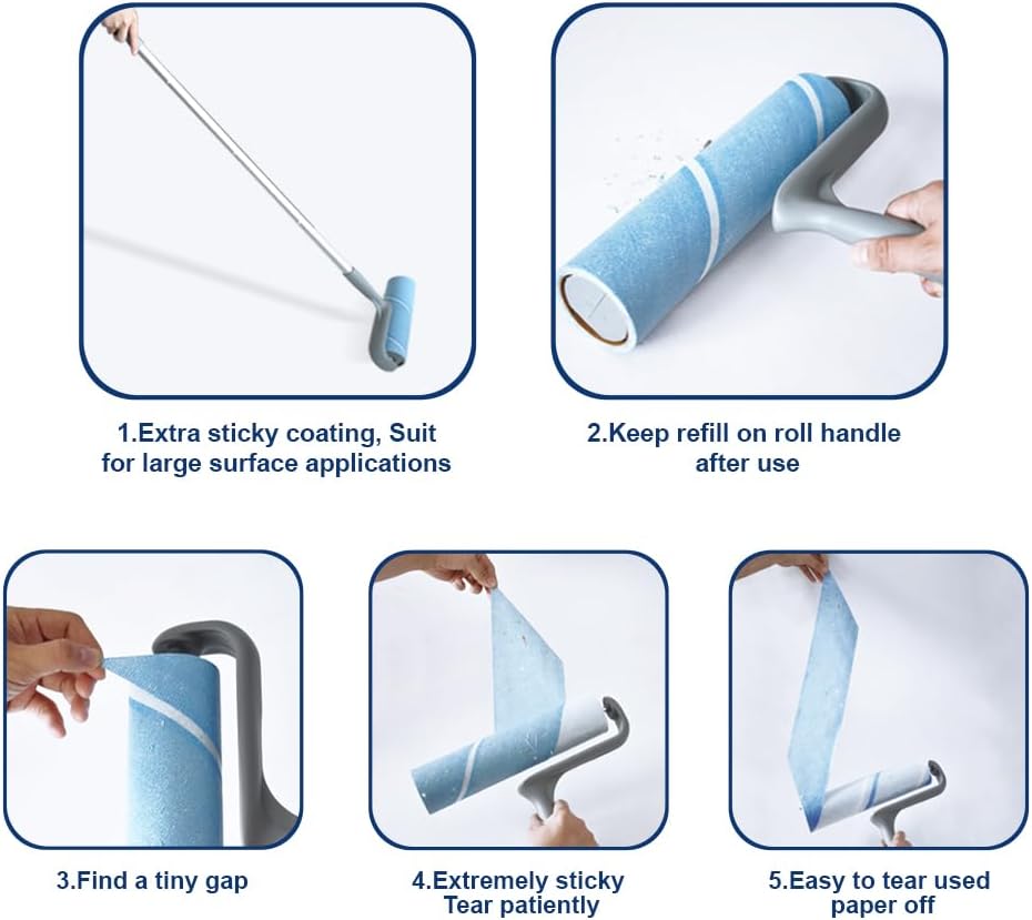 Layers Large Lint Roller Refill,Oversized Rollers, 10 in Wide in Market