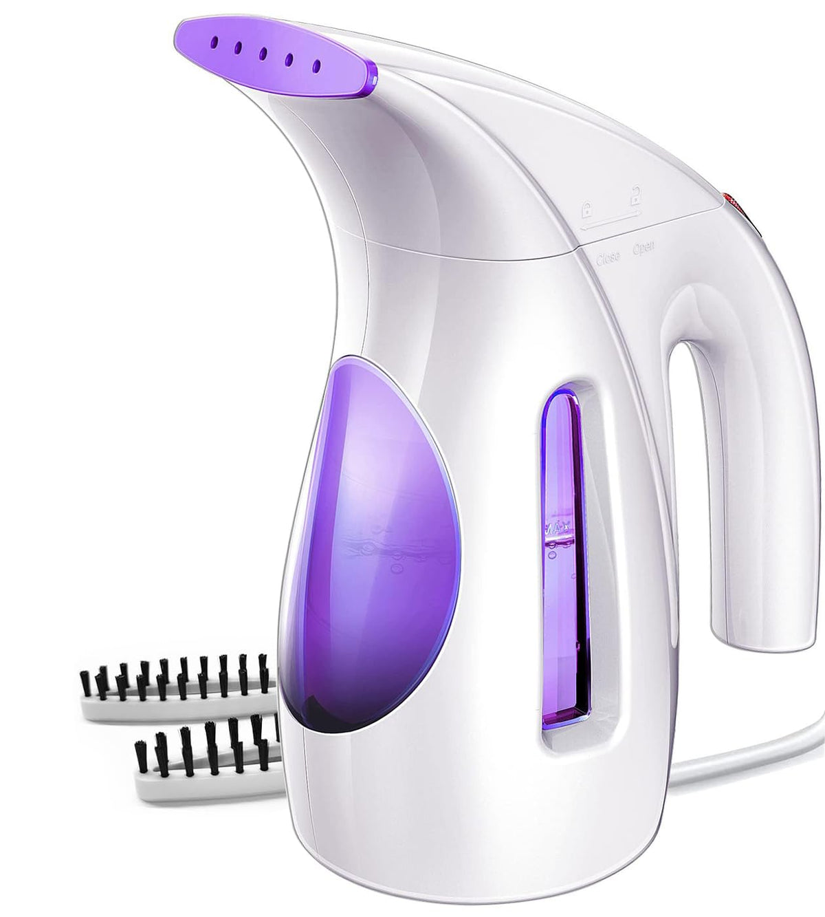 HiLIFE Steamer for Clothes, Portable Handheld Design, 240ml Big Capacity, 700W, Strong Penetrating Steam, Removes Wrinkle, for Home, Office(ONLY FOR 120V)-Black