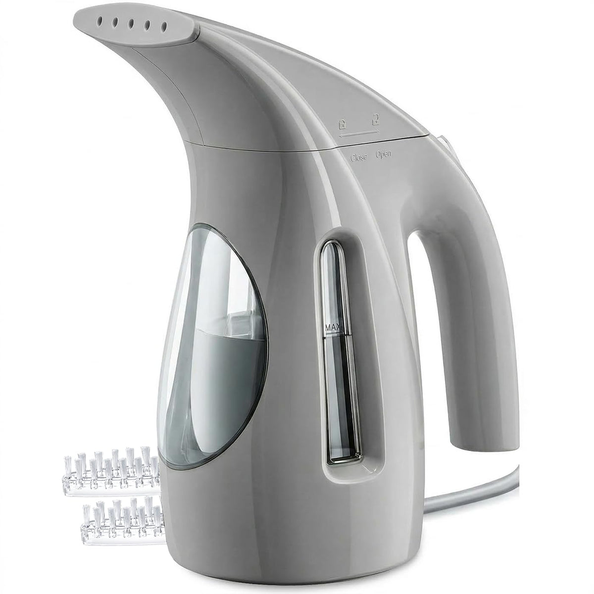 HiLIFE Steamer for Clothes, Portable Handheld Design, 240ml Big Capacity, 700W, Strong Penetrating Steam, Removes Wrinkle, for Home, Office(ONLY FOR 120V)-Black