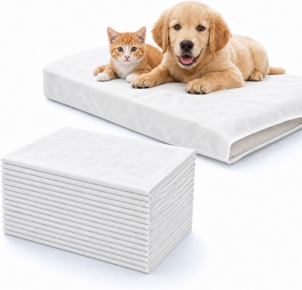 Disposable Dog Bed Covers, 21.7 x 33.5 in, 20 Pack