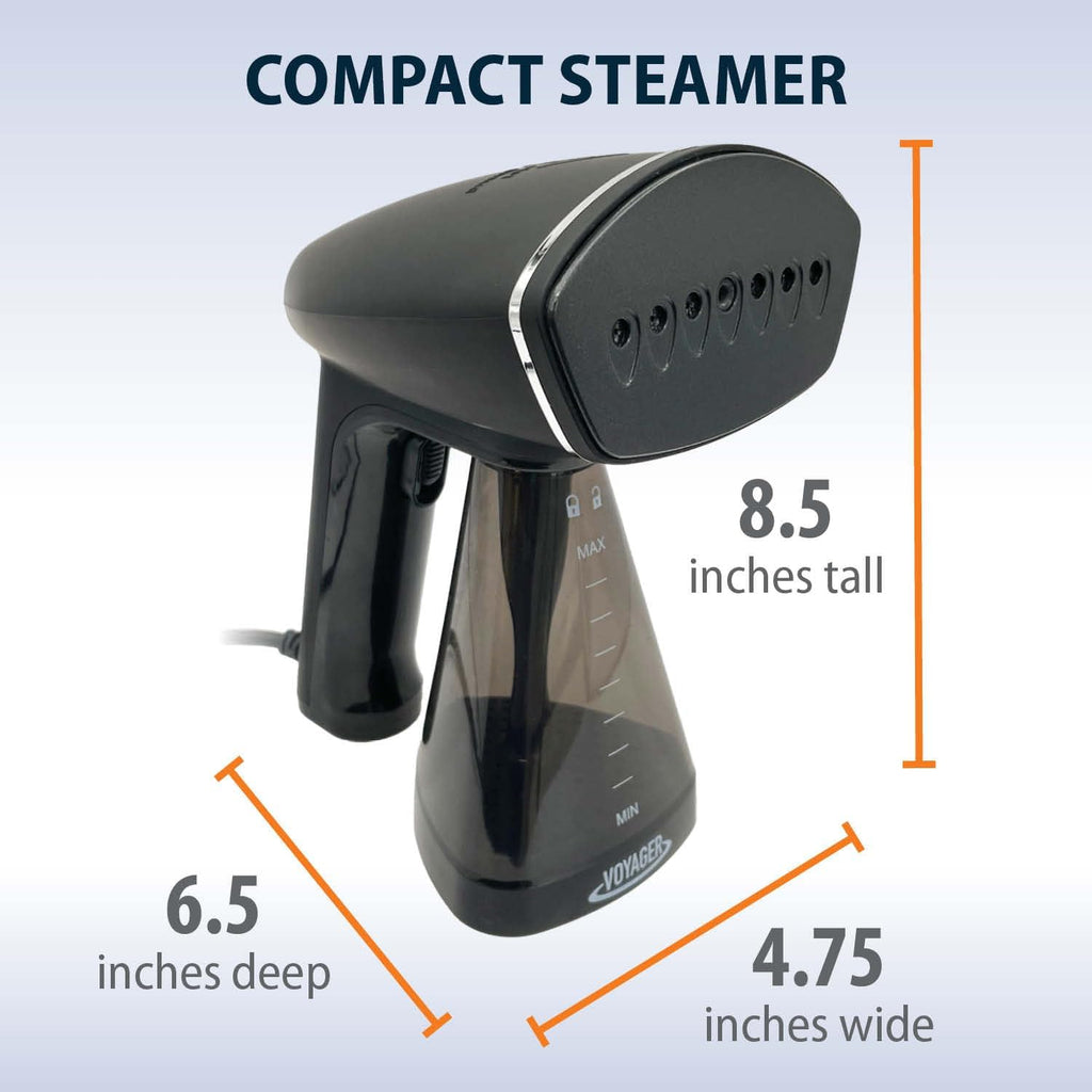 Voyager Cloud Handheld Clothes Steamer, 1650W, Matte Black