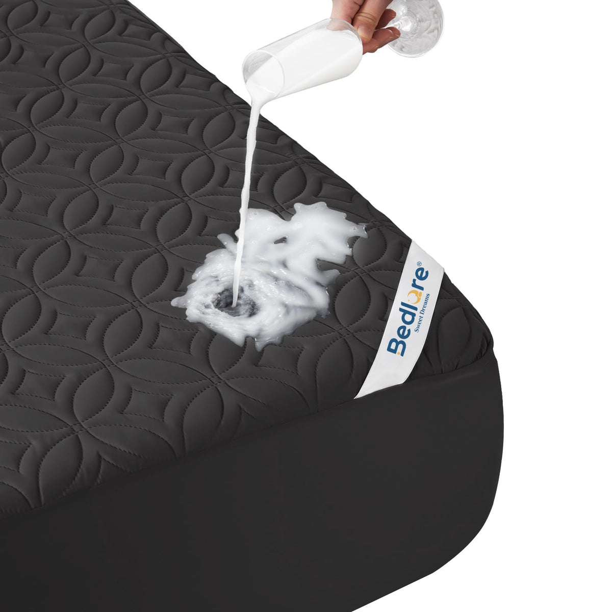 BEDLORE Waterproof Mattress Protector, King Size Mattress Pad