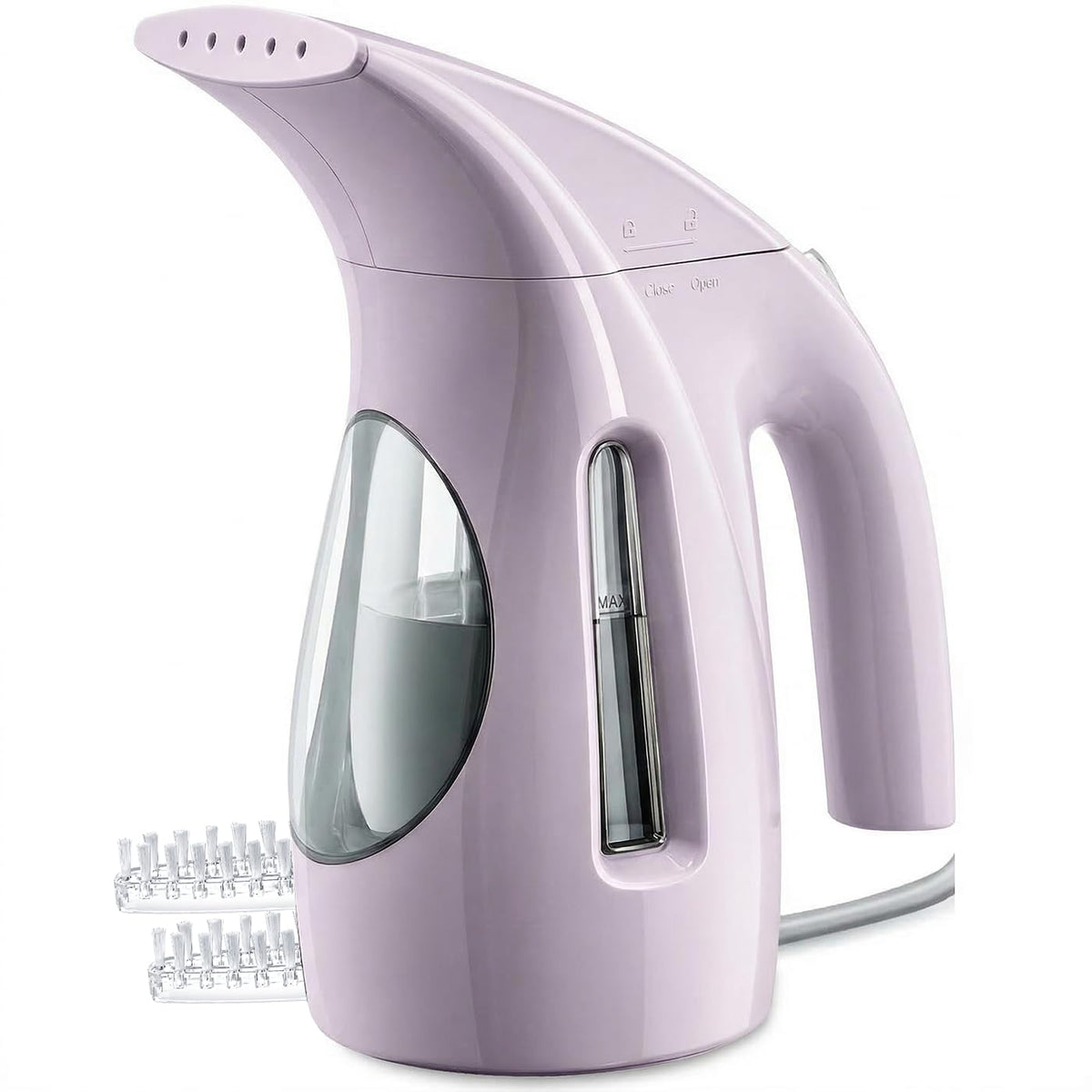HiLIFE Steamer for Clothes, Portable Handheld Design, 240ml Big Capacity, 700W, Strong Penetrating Steam, Removes Wrinkle, for Home, Office(ONLY FOR 120V)-Black