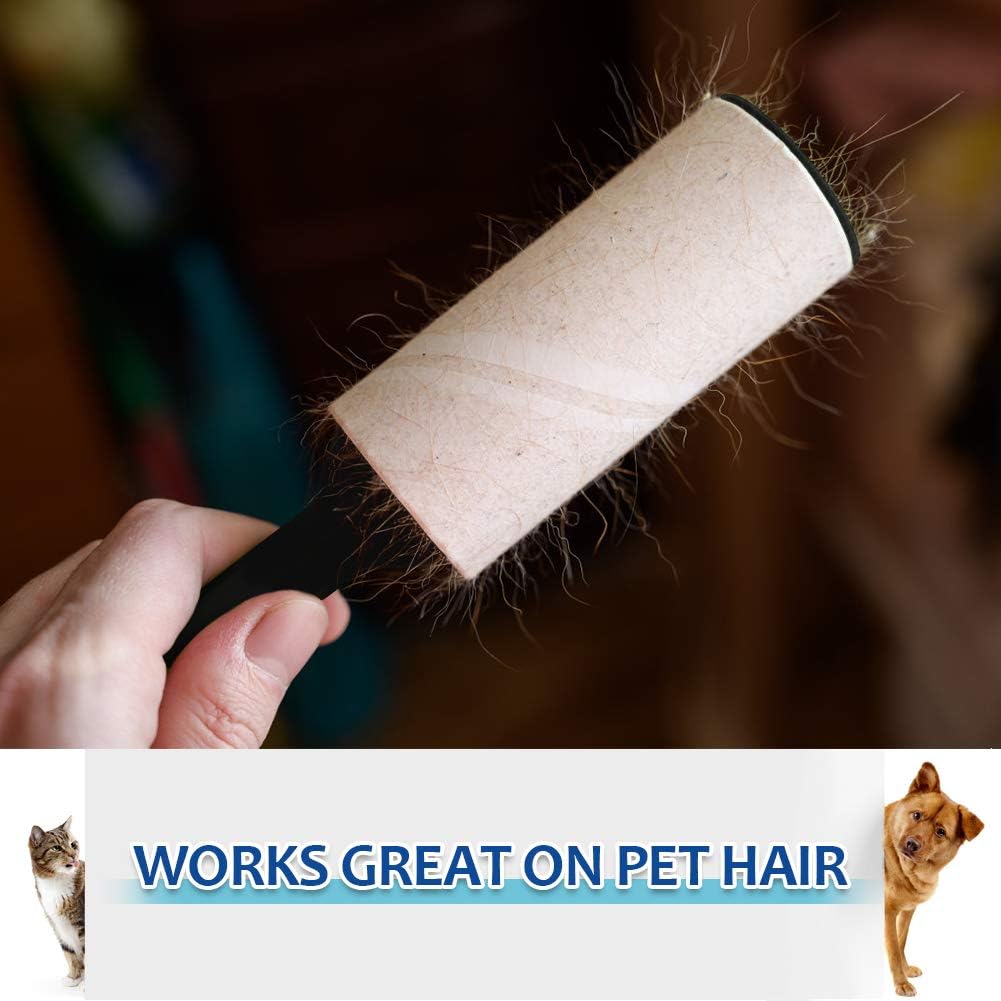 Lint Rollers for Pet Hair, 512 Sheets, 8 Refills + 2 Handles