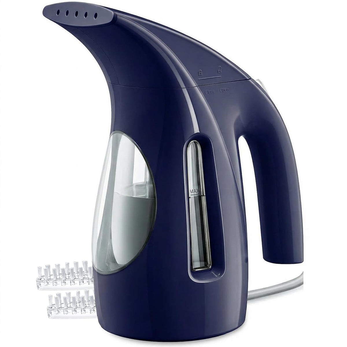 HiLIFE Steamer for Clothes, Portable Handheld Design, 240ml Big Capacity, 700W, Strong Penetrating Steam, Removes Wrinkle, for Home, Office(ONLY FOR 120V)-Black