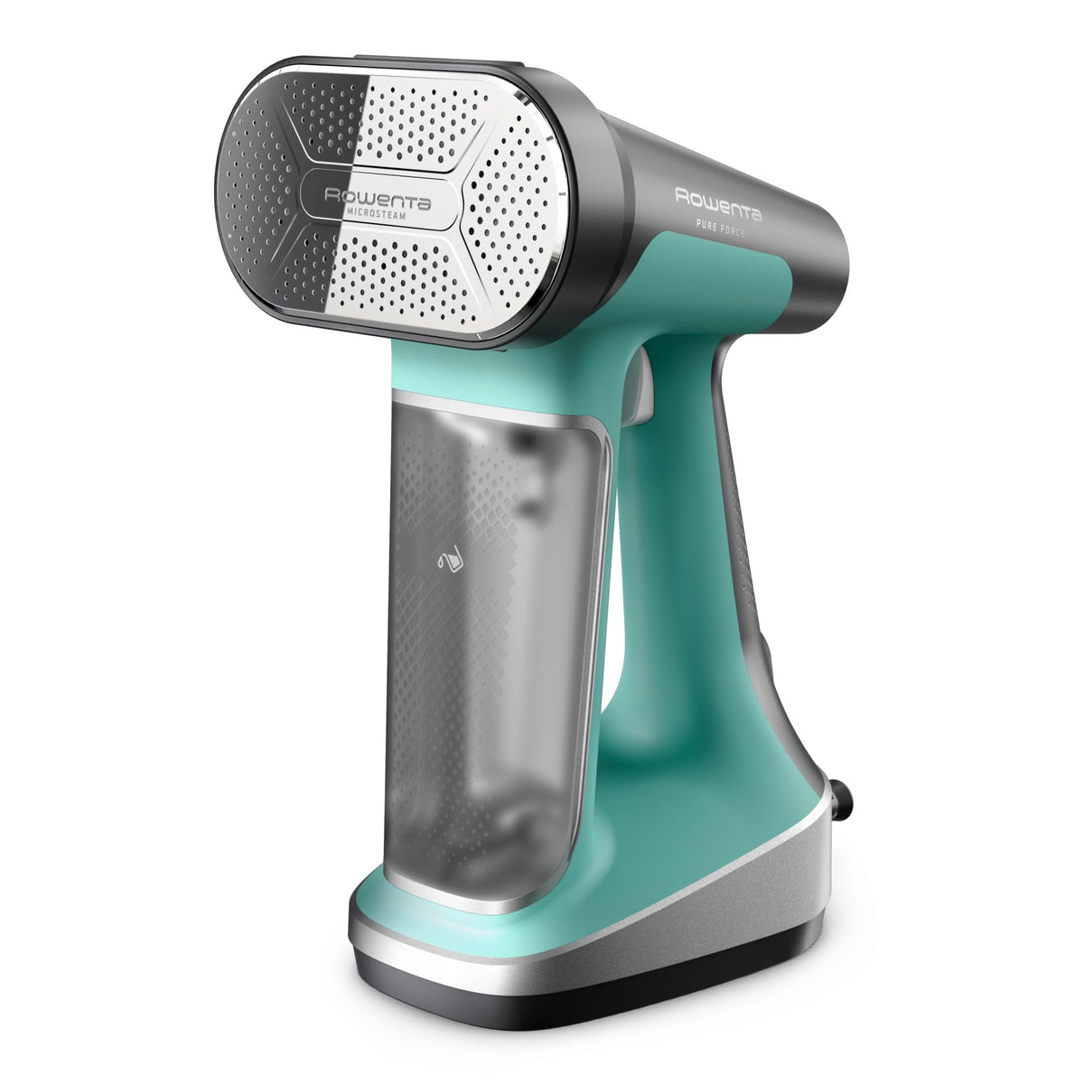 Rowenta Pure Force 2in1 Steamer & Iron: Powerful 1875 Watts, Vertical Steaming & Horizontal Ironing, Auto-off, XL Tank Capacity (7.1 Oz), Green Clothes Steamer DR8822