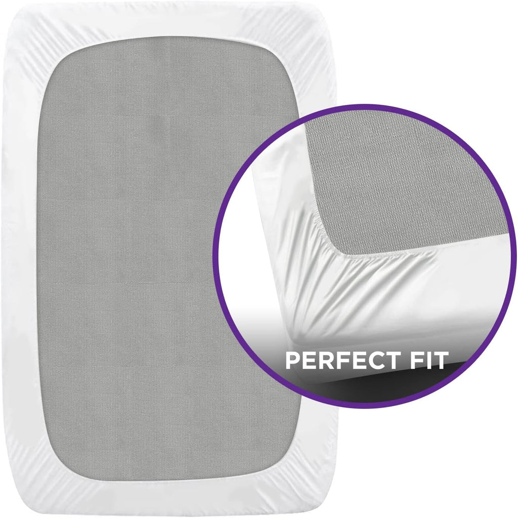 BLISSFORD Queen Plastic Mattress Protector, Heavy Duty Fitted Vinyl Cover
