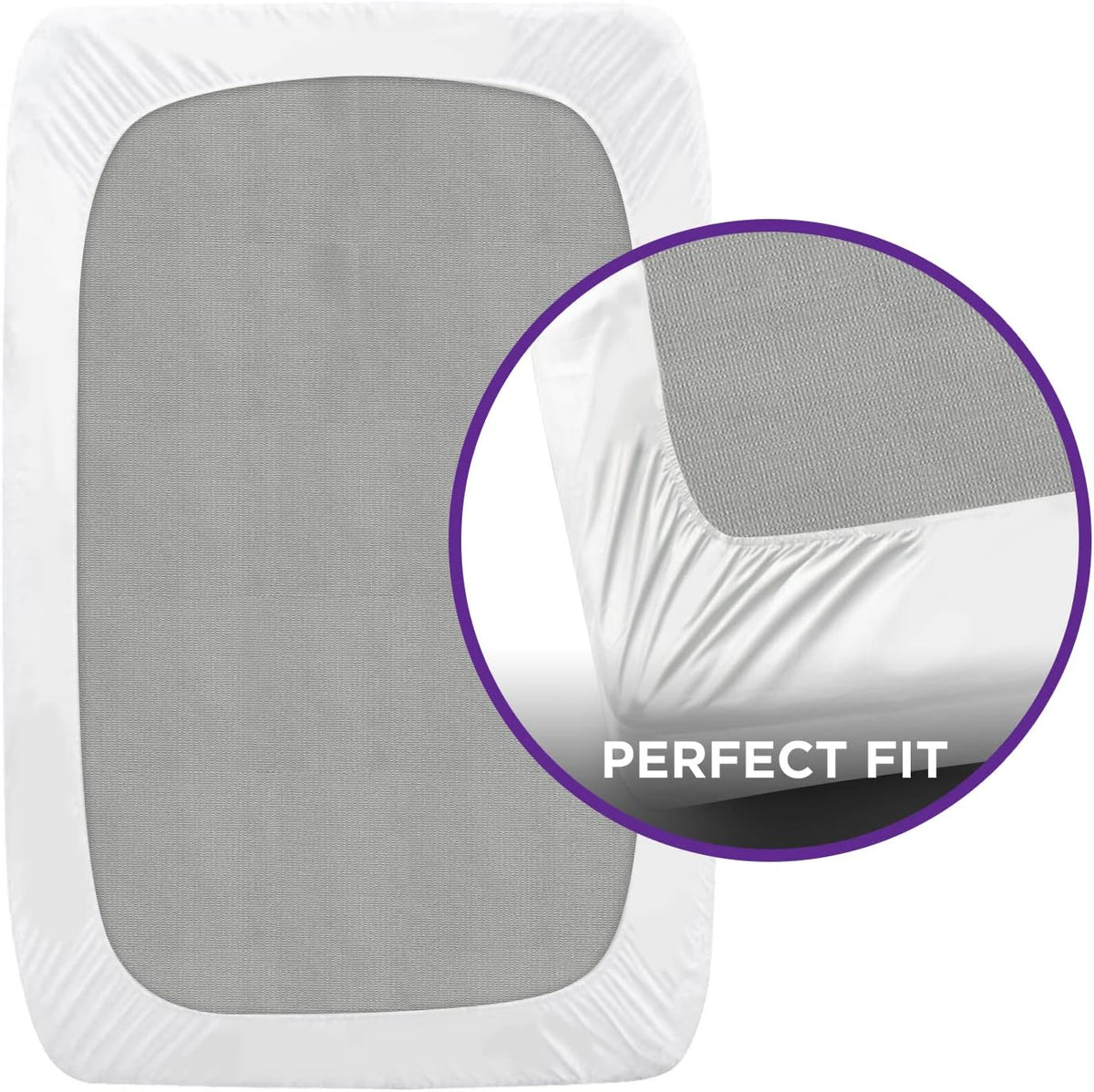 BLISSFORD Queen Plastic Mattress Protector, Heavy Duty Fitted Vinyl Cover