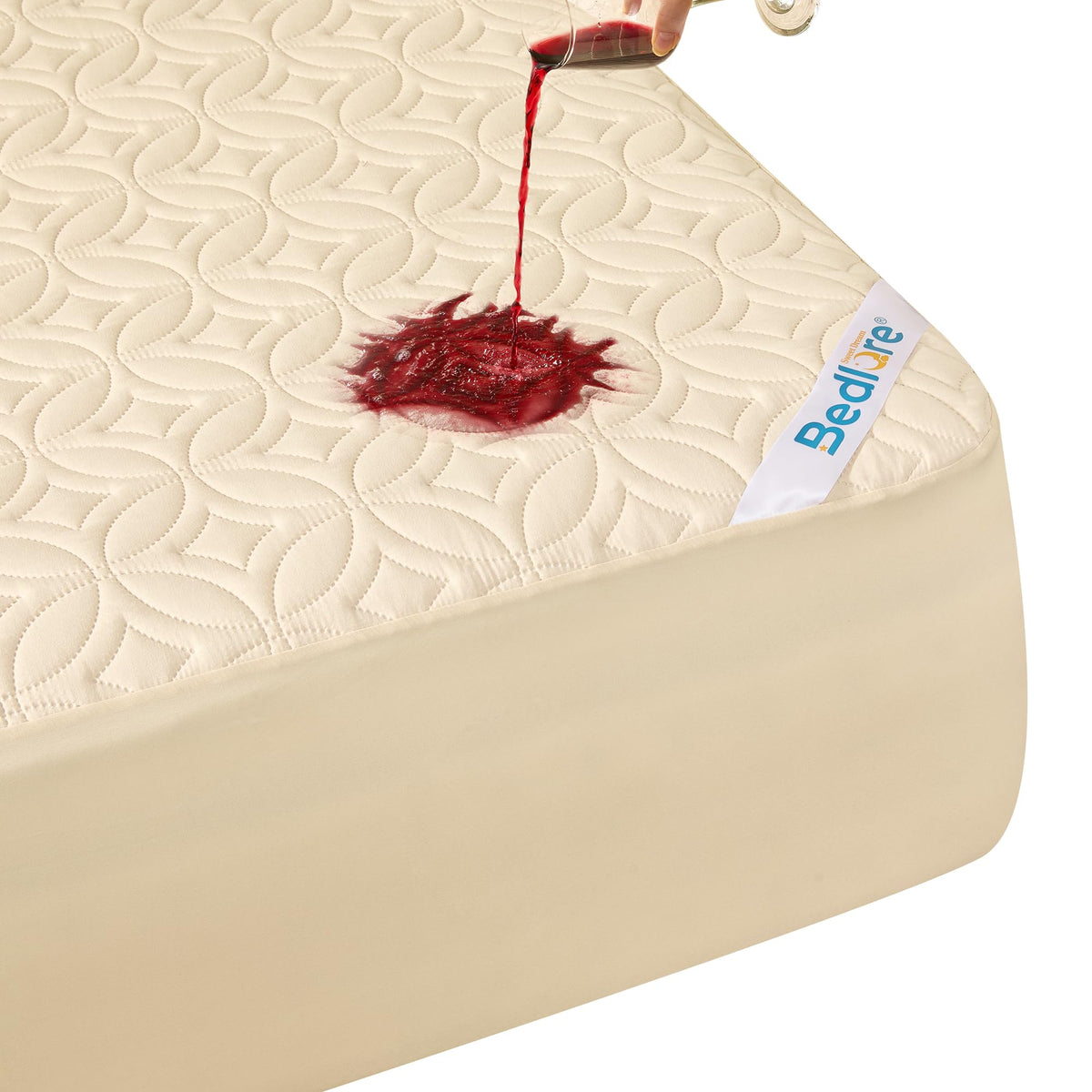 BEDLORE Waterproof Mattress Protector, King Size Mattress Pad