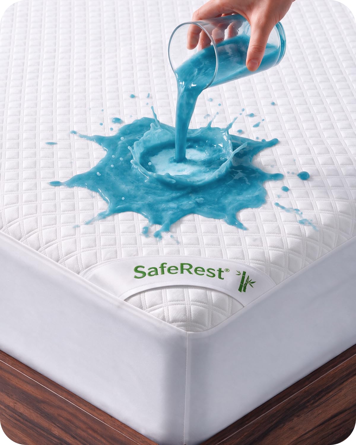 SafeRest Sleepure Waterproof Mattress Protector King Size