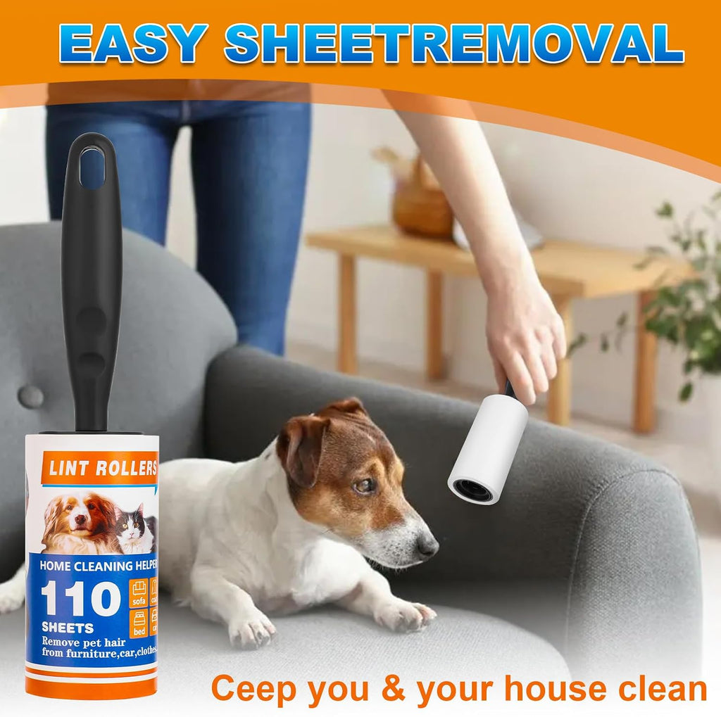 Extra Sticky Lint Roller for Pet Hair,220 Sheets,1 Handle