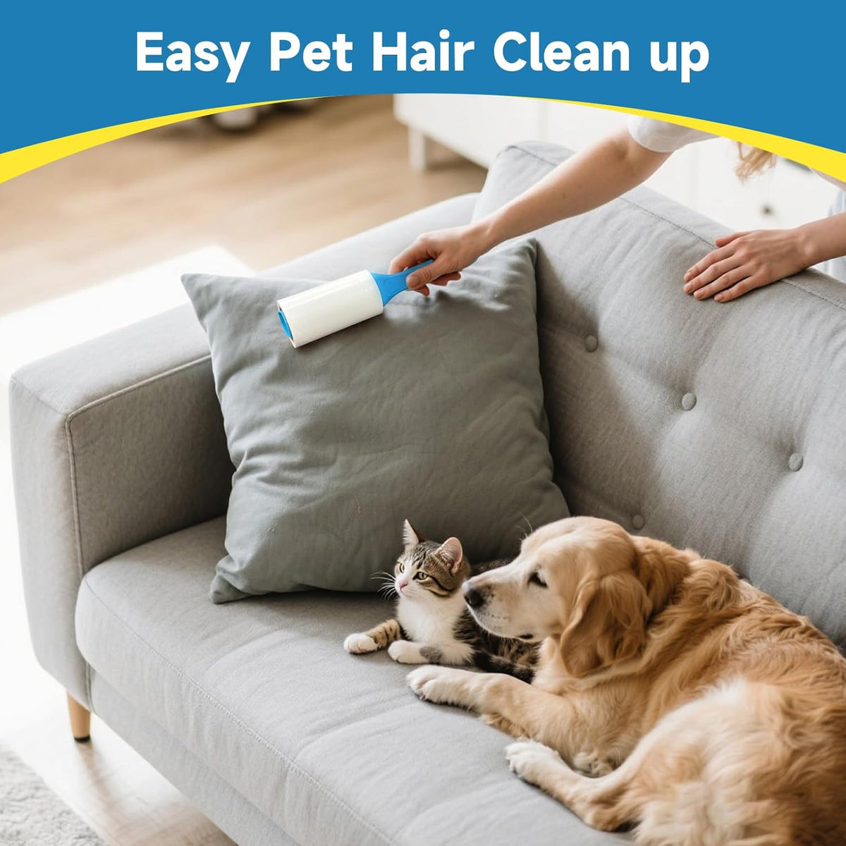 Swihauk 600 Sheets Extra Sticky Lint Rollers for Pet Hair