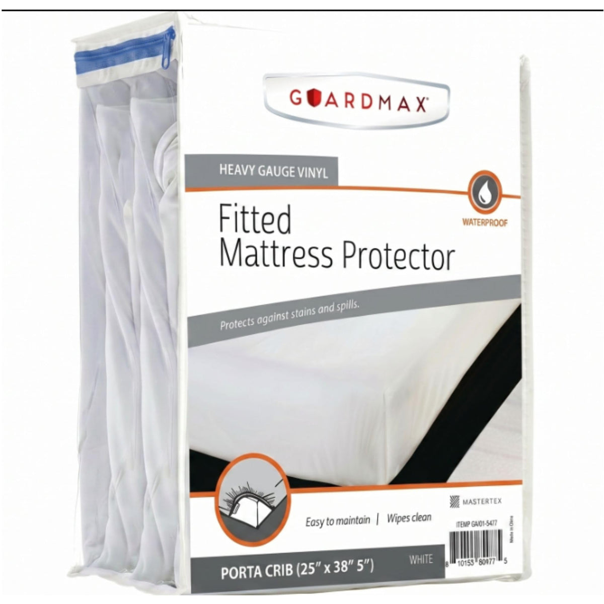 Guardmax Jersey Knitted Twin XL Size Mattress Protector - Waterproof & Dust Mite Proof Mattress Cover with Stretchable Pockets - Soft, Comfortable, & Noiseless Waterproof Fitted Sheet.(39 x 80 x 13)
