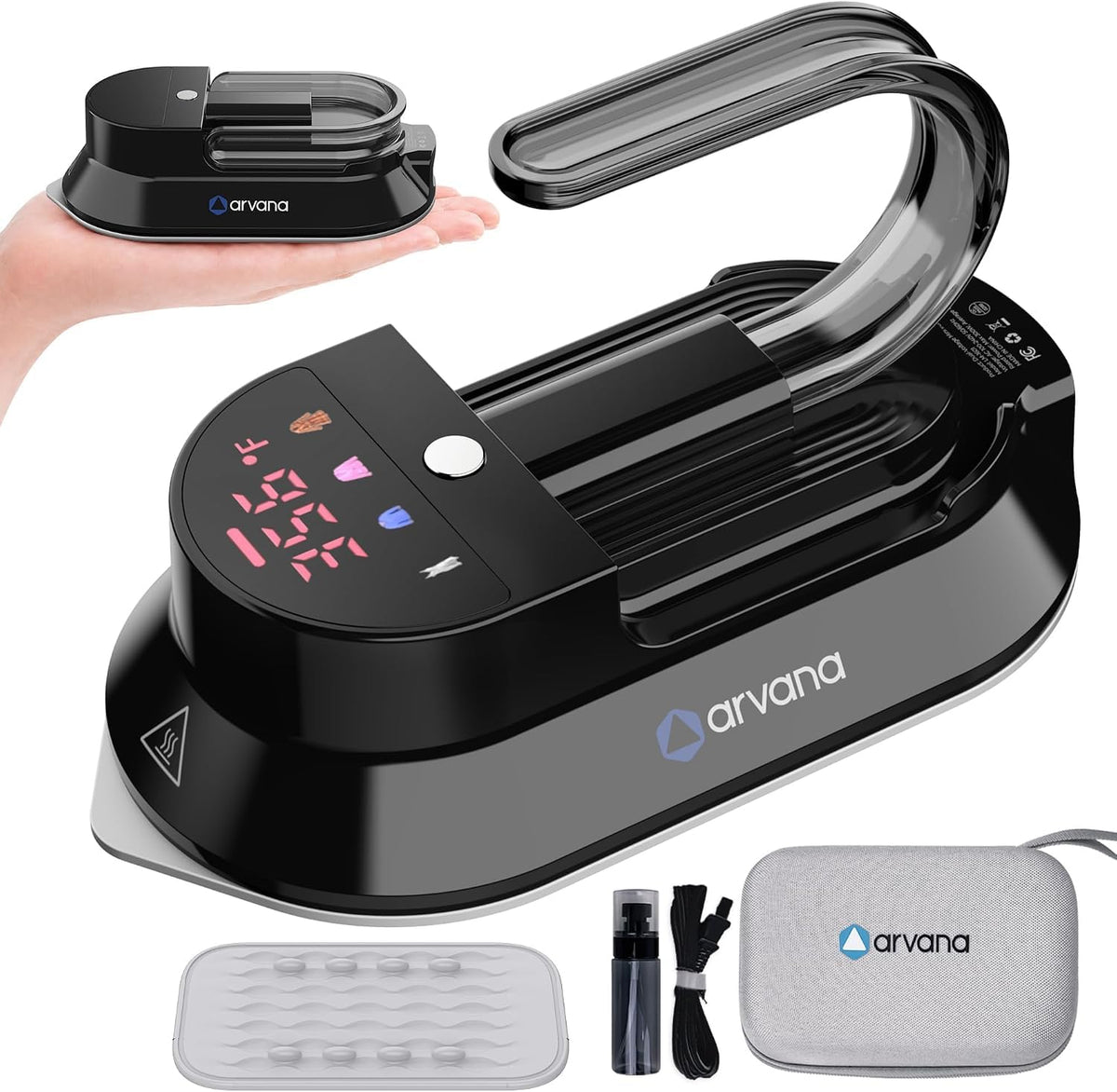 Mini Travel Iron for Clothes - Dual Voltage Portable Dry Iron for Travel
