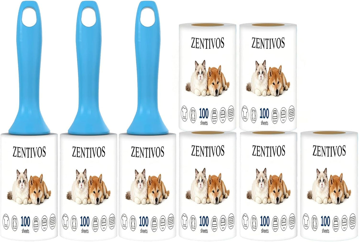 Strong 800-sheet lint Roller removes Dog & cat Fur