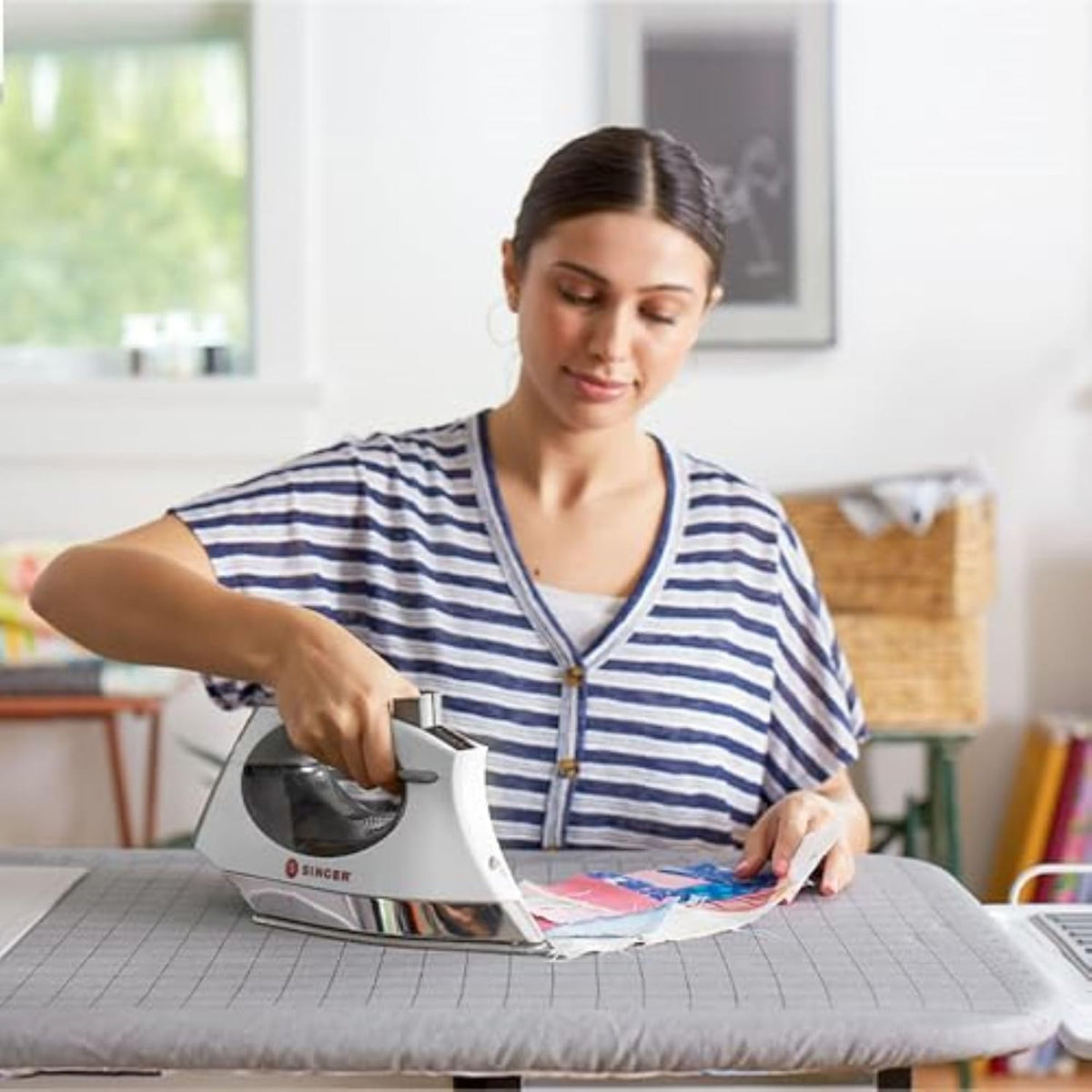 SINGER® SteamCraft Steam Iron (1700W), Auto Shutoff - White