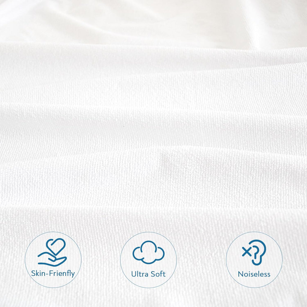 Full Size Mattress Protector Waterproof,Absorbent Fitted Sheet