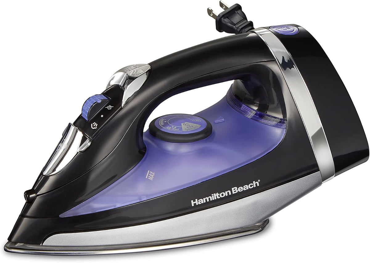 Hamilton Beach Steam Iron for Clothes With Versatile Steam Options