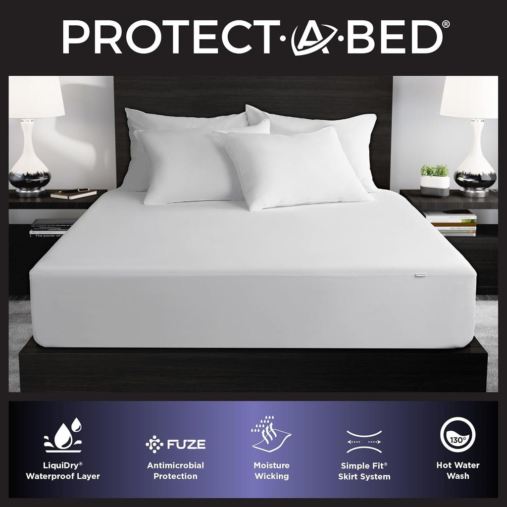 Protect-A-Bed Essential Waterproof Mattress Protector, Queen