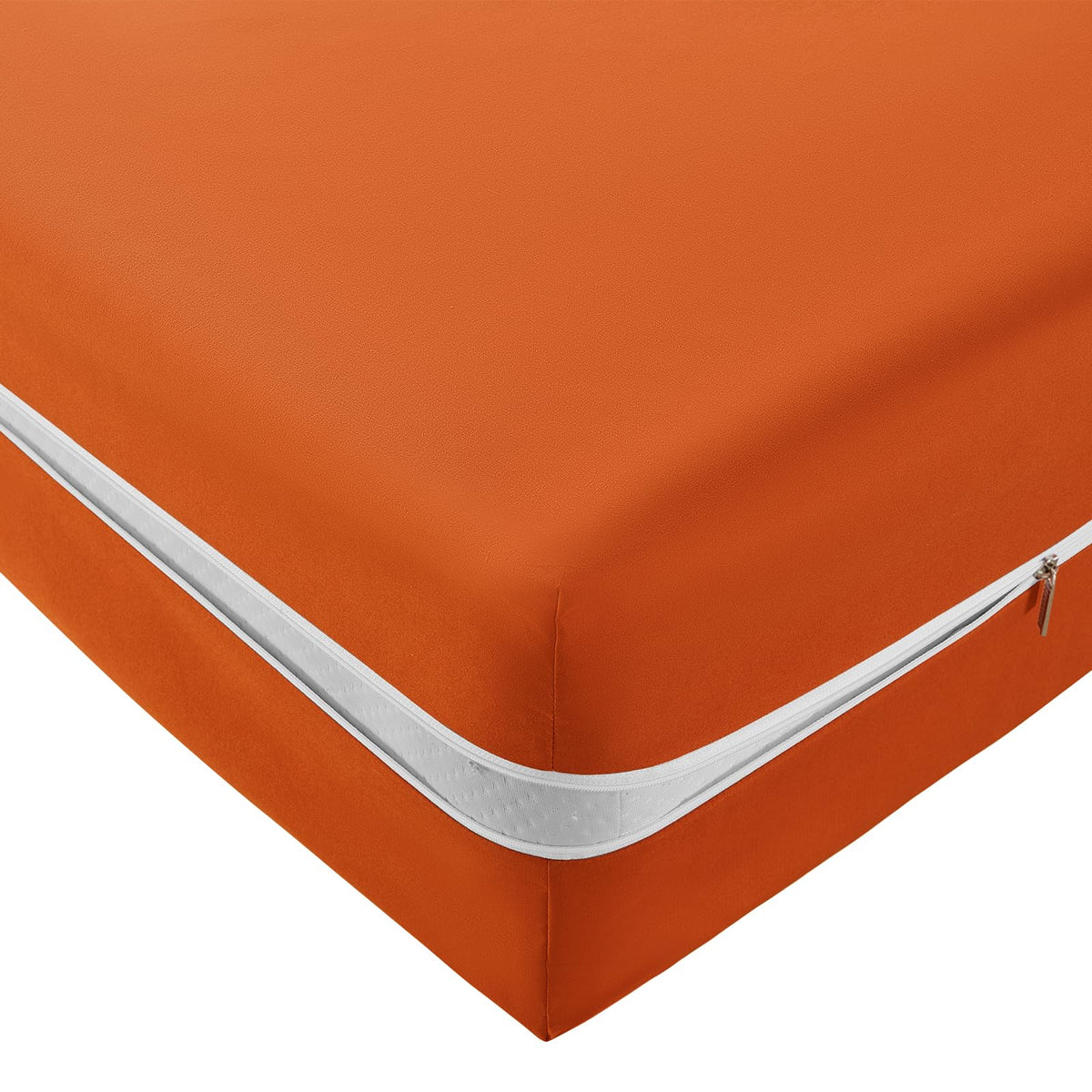 SiinvdaBZX Zipper Fitted Sheet King Only, Light Gray