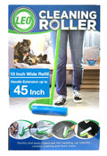 Leo 10-Inch Wide Lint Roller Refills, 6 Rolls with 50 Sheets Each (300 Sheets Total), Extra Sticky for Pet Hair, Carpet & Floor Cleaning