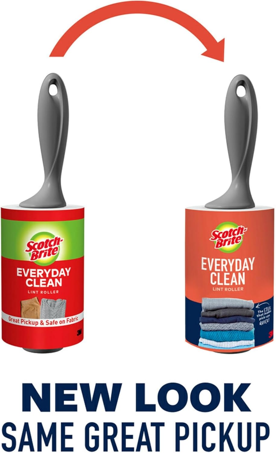 Scotch-Brite Everyday Clean Lint Roller Refills,420 Sheets Total, 6 Pack