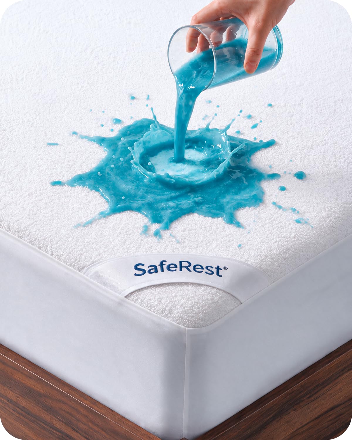 SafeRest Sleepure Waterproof Mattress Protector King Size