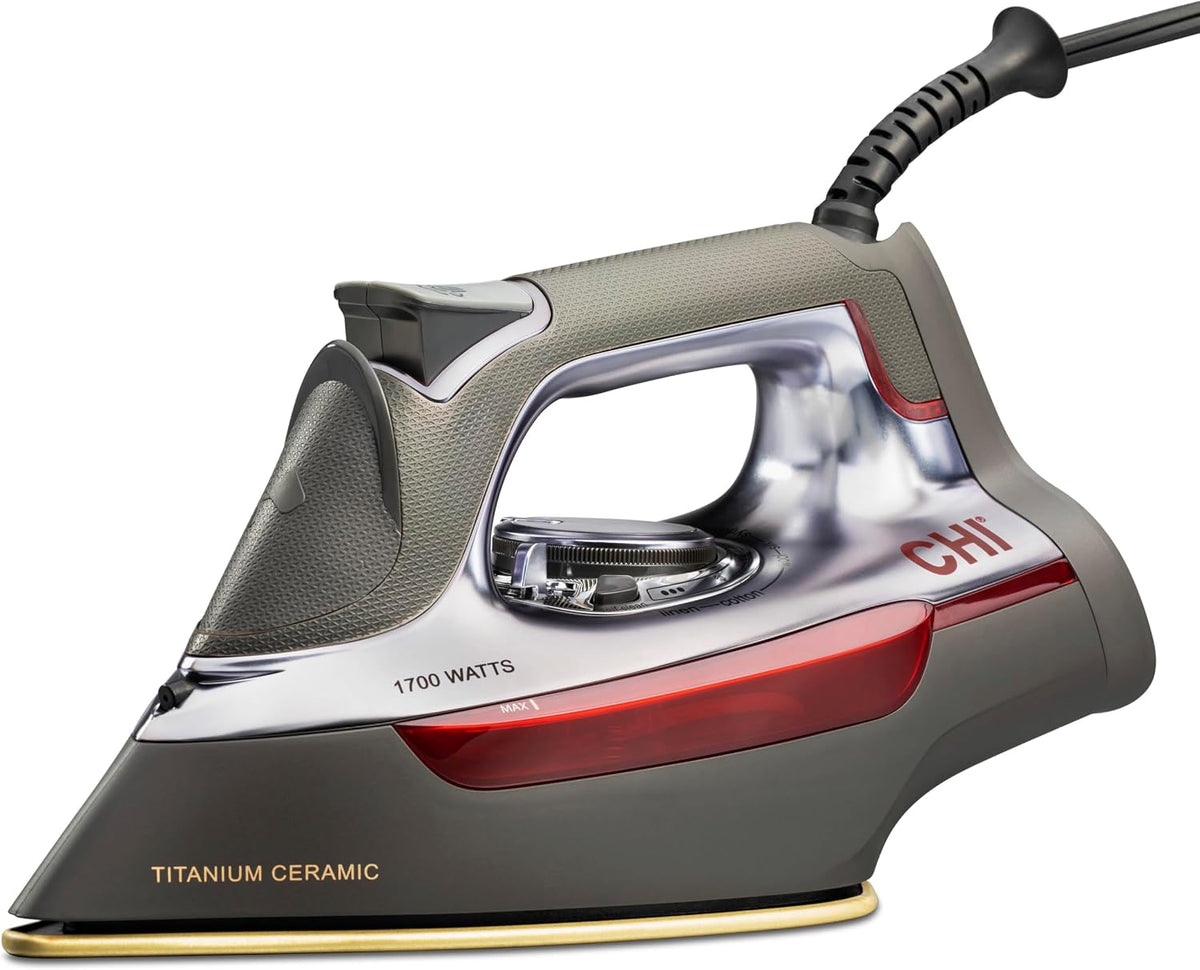 CHI Steam Professional Iron for Clothes with Vertical Steam Burst