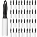 Zhehao 40 Pack Mini Lint Rollers 1200 Sheets Travel Size Lint Removers Portable Roller for Clothes Pet Hair Furniture Couch Carpet Car Seats(6 x 1.02 Inches,Black)