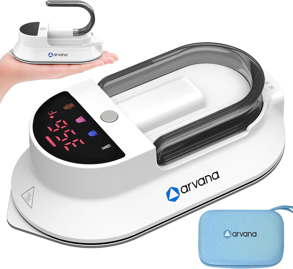 Mini Travel Iron for Clothes - Dual Voltage Portable Dry Iron for Travel