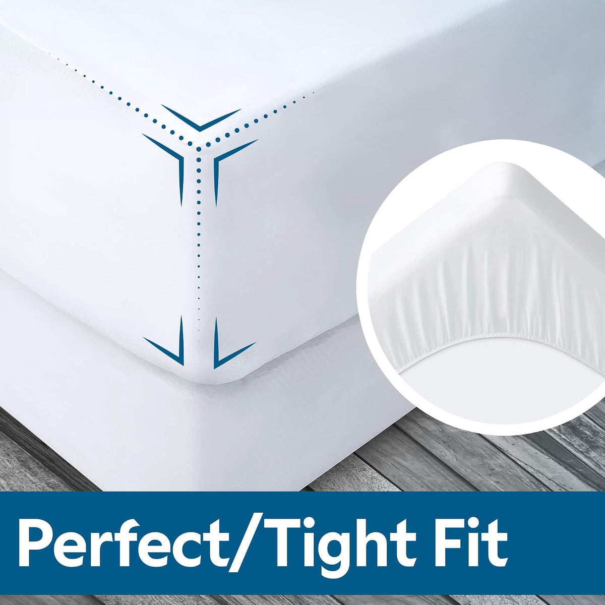Guardmax Jersey Knitted Twin XL Size Mattress Protector - Waterproof & Dust Mite Proof Mattress Cover with Stretchable Pockets - Soft, Comfortable, & Noiseless Waterproof Fitted Sheet.(39 x 80 x 13)
