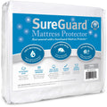 SureGuard Waterproof Mattress Protector, Queen Size Mattress Cover