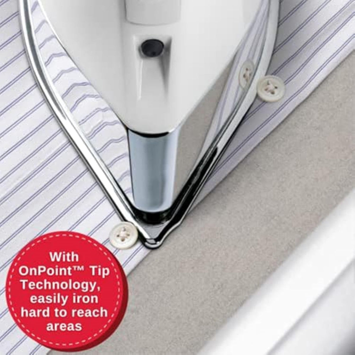 SINGER® SteamCraft Steam Iron (1700W), Auto Shutoff - White