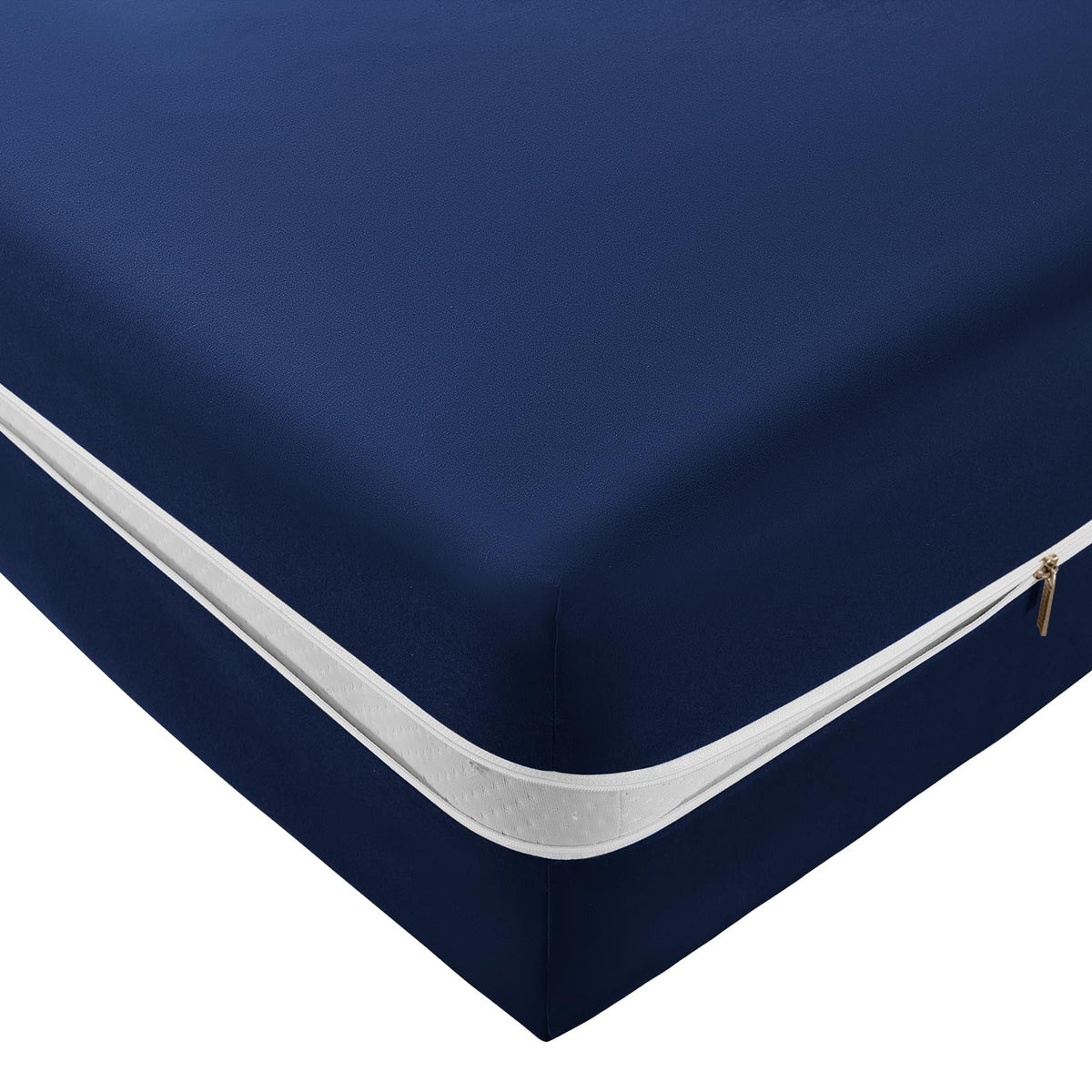 SiinvdaBZX Zipper Fitted Sheet King Only, Light Gray