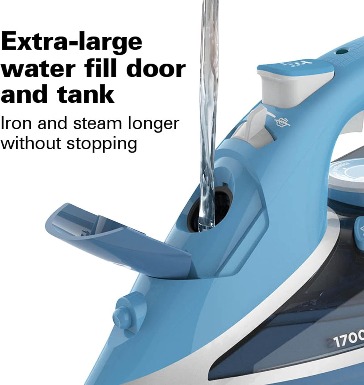 Hamilton Beach Steam Iron for Clothes & Garment Steamer For Clothes