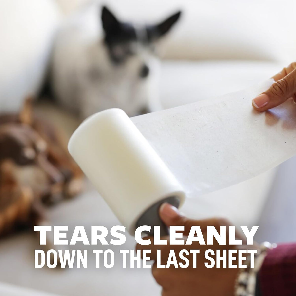 Scotch-Brite Pet Hair Extra Sticky Lint Roller,200 Sheets Total, 2 Pack