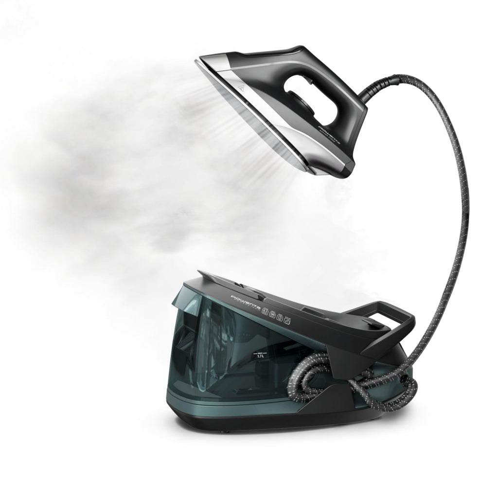 Rowenta Steam Force Stainless Steel Soleplate Steam Iron for Clothes, Anti-Drip Protection, 400 Microsteam Holes, 1800 Watts, Iron, Fabric Steamer, Garment Steamer for Clothes, Precision Tip, DW9440