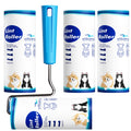 400 Sheets Lint Rollers for Pet Hair Extra Sticky, 2 Handles, 4 Rollers