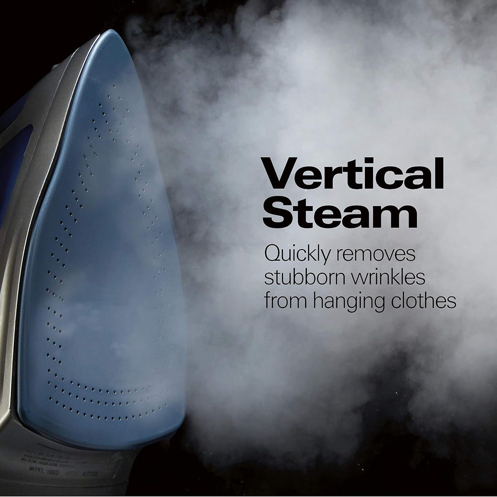 Hamilton Beach Steam Iron For Clothes With Adjustable Steam Settings