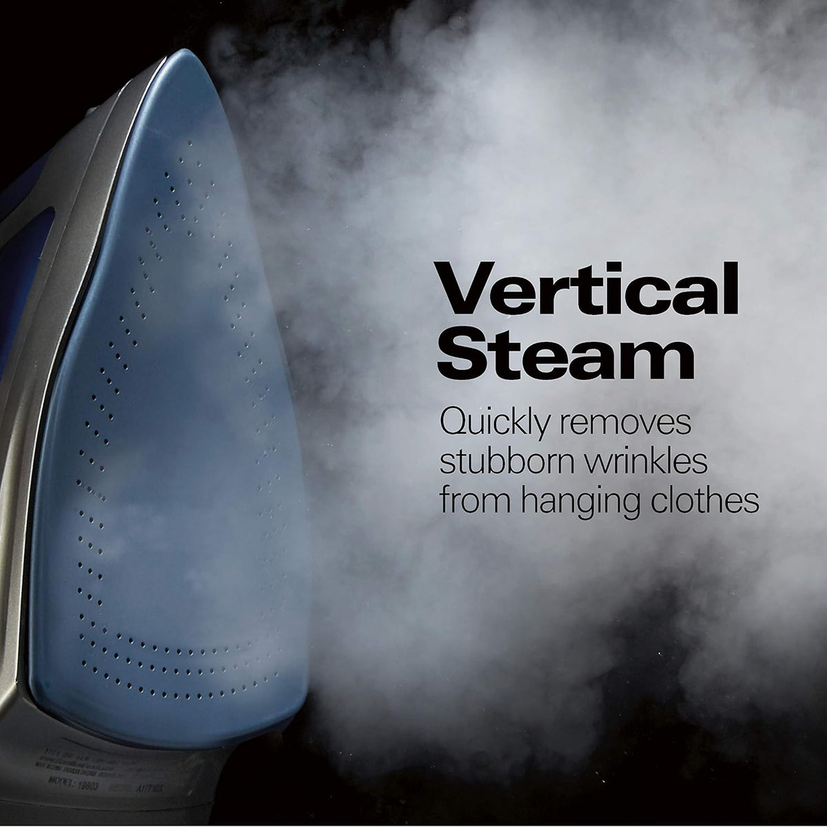 Hamilton Beach Steam Iron For Clothes With Adjustable Steam Settings