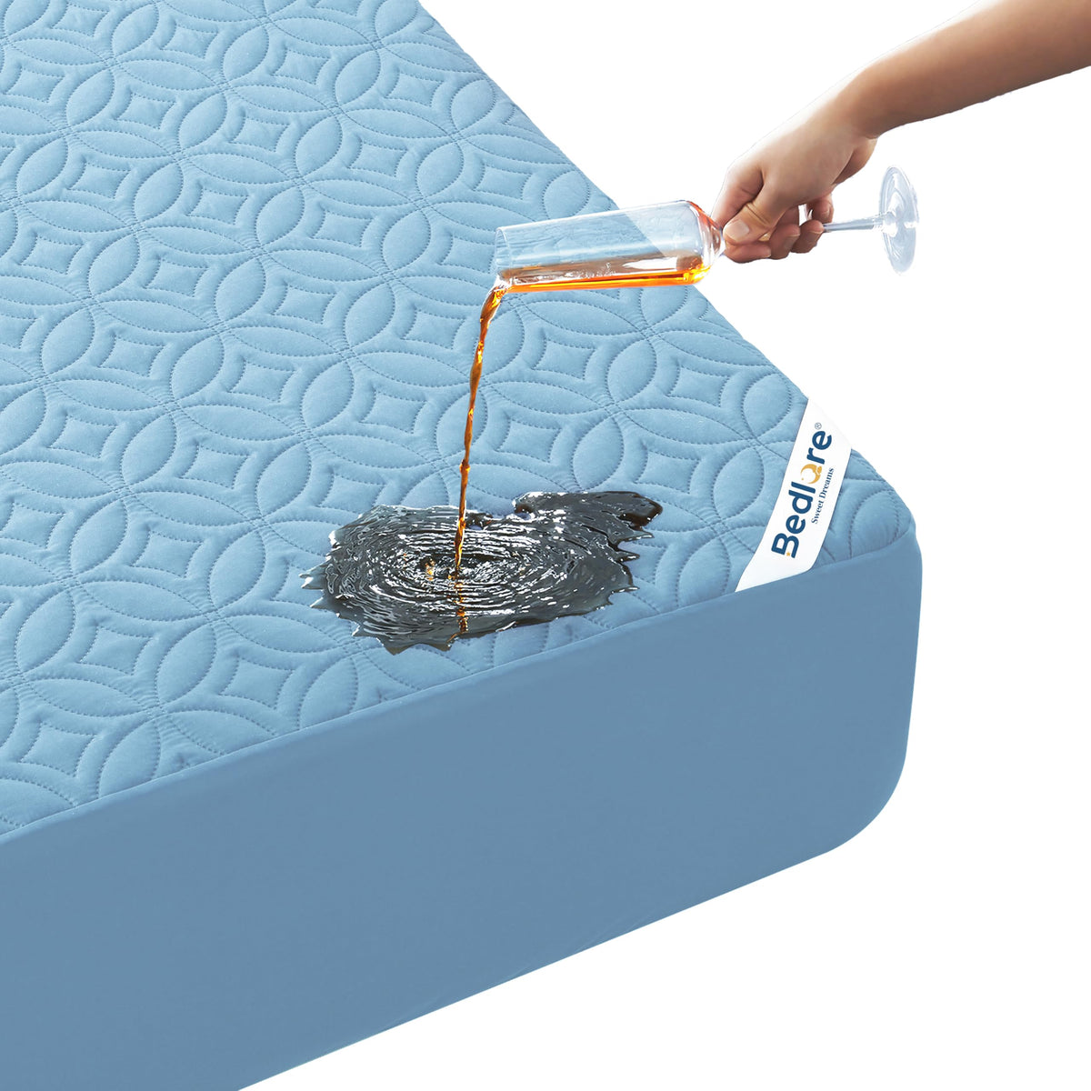 BEDLORE Waterproof Mattress Protector, King Size Mattress Pad