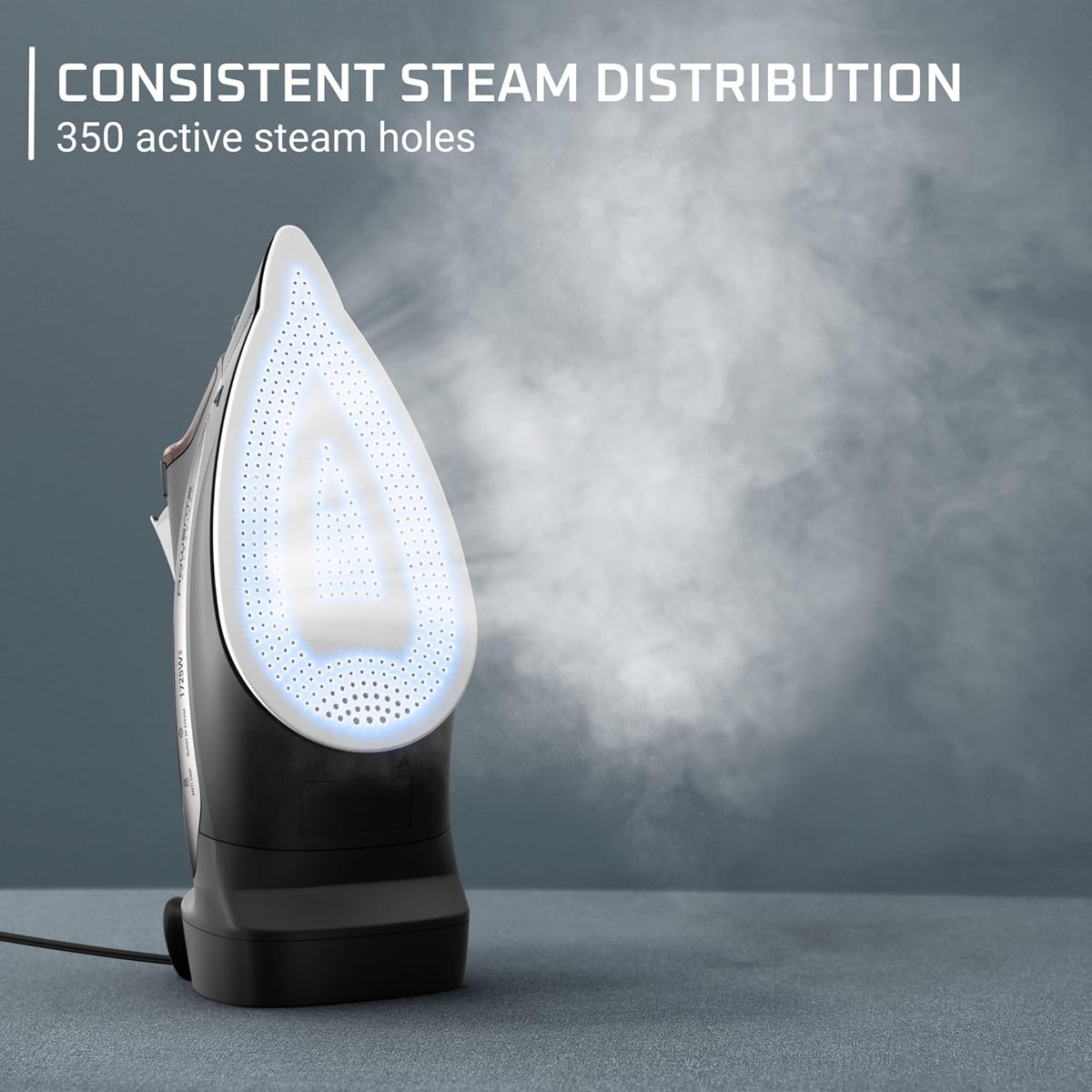 Rowenta AccessSteam Cordreel Steam Iron for Clothes, Anti-Drip Protection, Clothes Iron with Steamer, DW2459U1